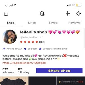 Hey guys i’m leilani! i’m new on posh mark